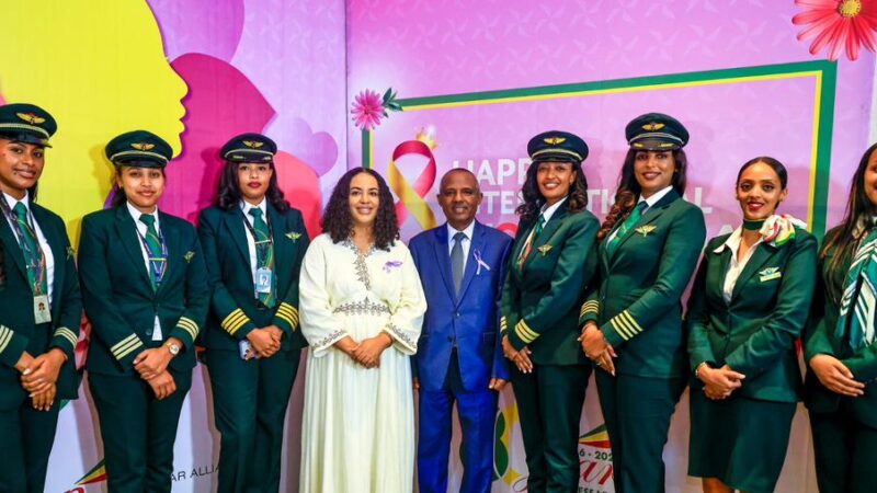Ethiopian Airlines Celebrates International Women’s Day with Eight All-Women Operated Flights