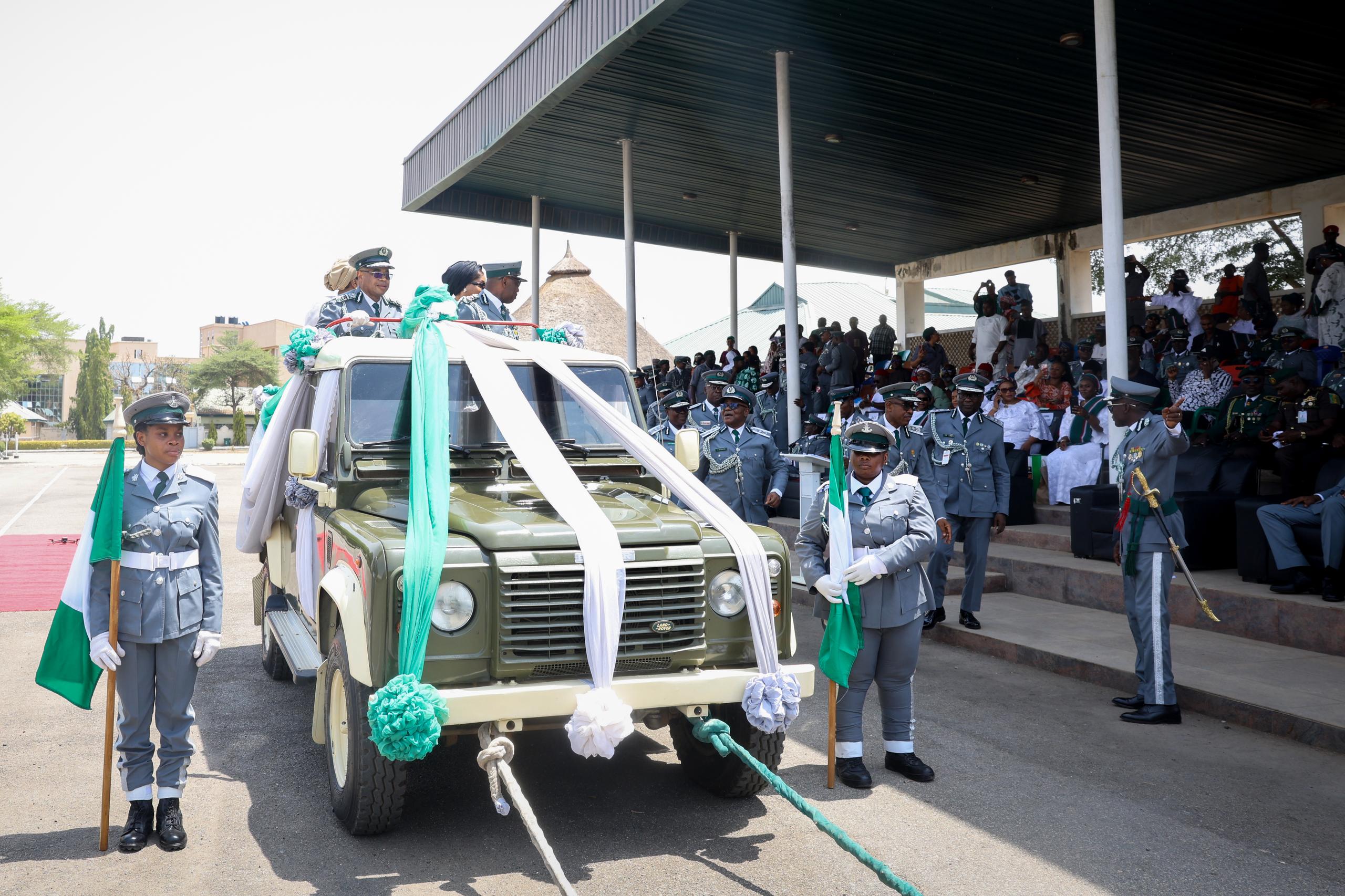 Nigeria Customs Service Honours DCG Dera Nnadi, ACG Kingsley Egwu at Ceremonial Pulling-Out Parade