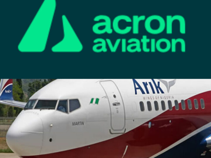 Arik Air Renews Exclusive Simulator Training Partnership with Acron Aviation Until 2029