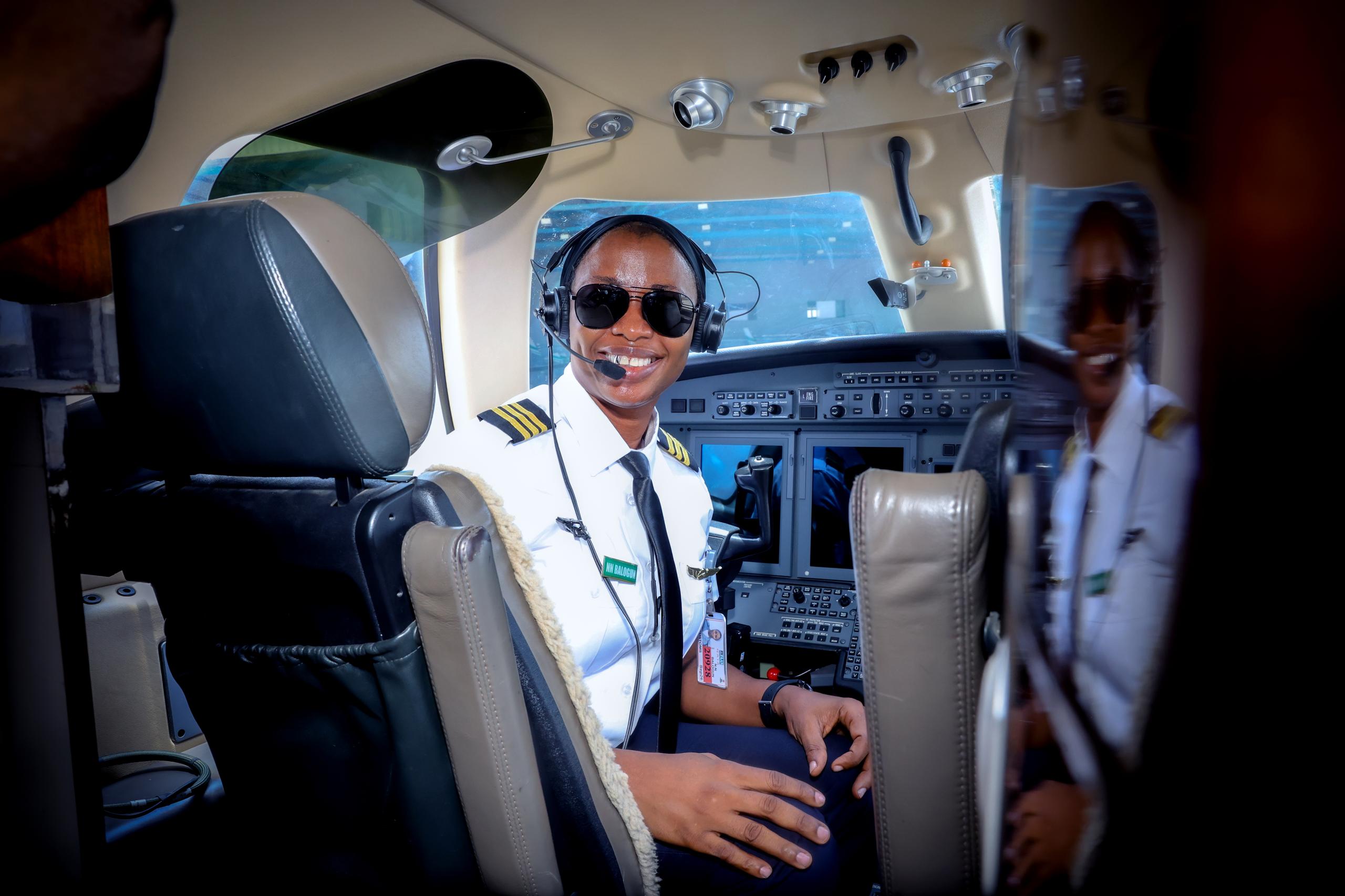 Nigeria Customs Honours Nafisat Balogun as First Female Pilot with Commercial Multi-Engine Licence