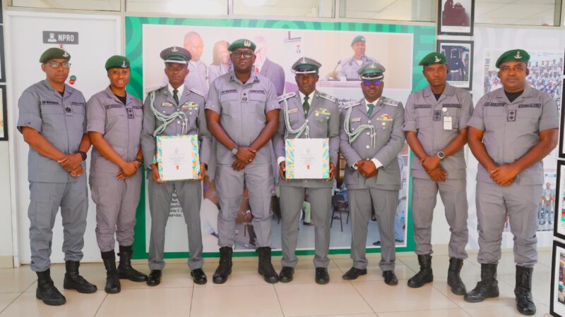 Nigeria Customs PR Officers Dominate NCCSC Senior Course 14, Clinch Top Graduation Honours