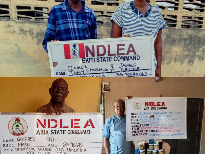 Two Elderly Men Arrested for Supplying Illicit Drugs to Secondary School Students as NDLEA Intensifies Crackdown
