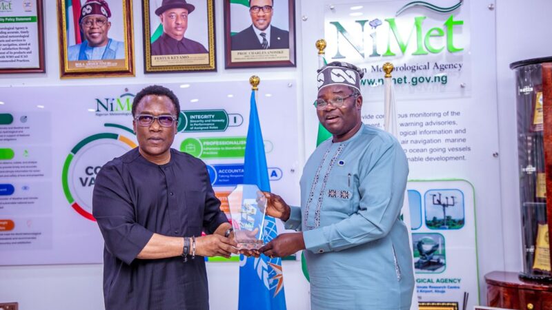 NiMet, NASRDA Deepen Earth Observation Partnership, Eye Meteorological Satellite