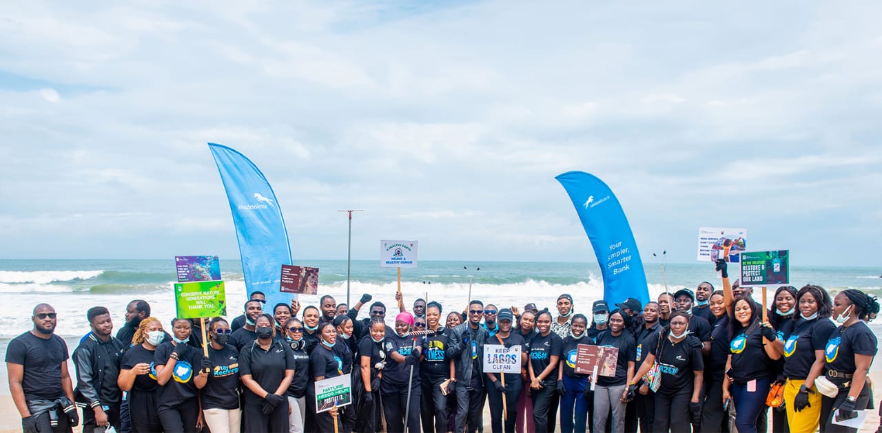 Union Bank Employees Remove Over 200kg of Waste in Lagos Beach Cleanup Drive