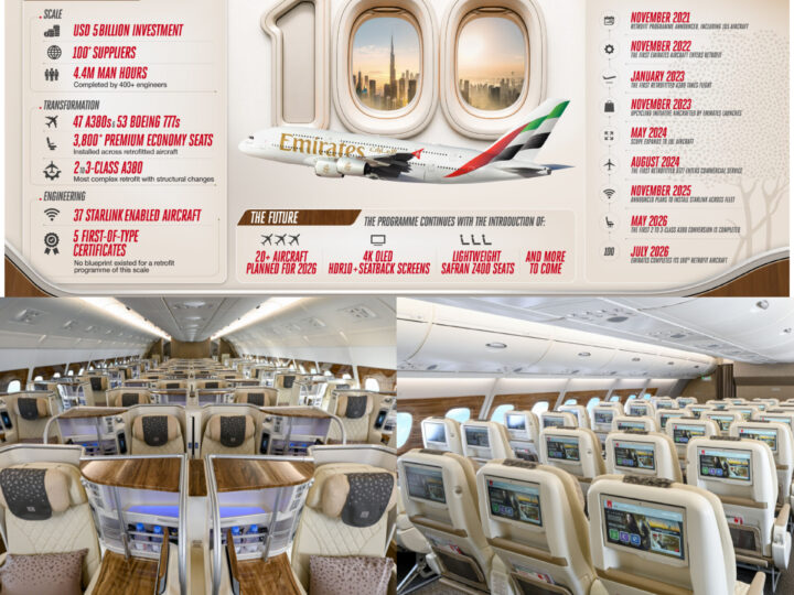 Emirates Completes Retrofit of 100 Aircraft in US$5bn Modernisation Programme