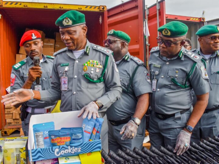 Customs Intercepts Components of Over 140 Rifles, Seizes N373.8m Cannabis Cargo at TinCan Port