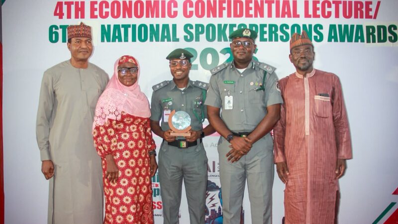 Nigeria Customs Says Integrity Reforms Yielding Results, as Adeogun Wins Young Communicator Award