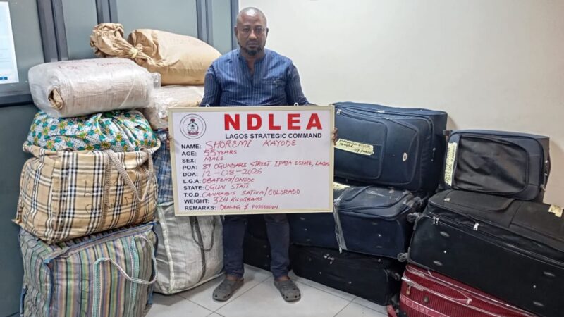 NDLEA arrests India-bound businessman with cocaine, seizes N3.6bn worth of drugs in Lagos