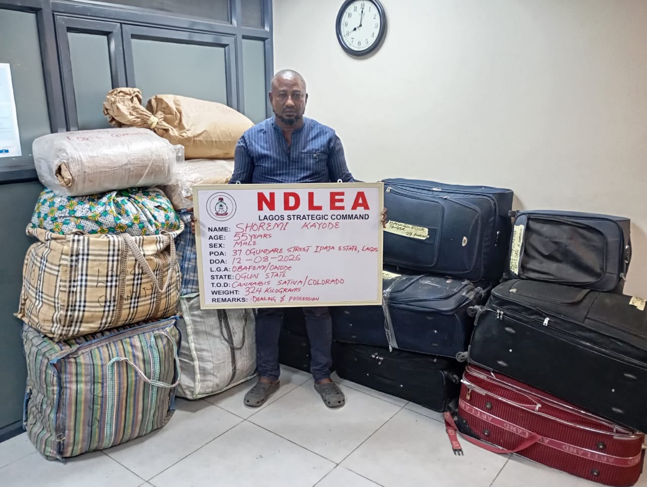 NDLEA arrests India-bound businessman with cocaine, seizes N3.6bn worth of drugs in Lagos
