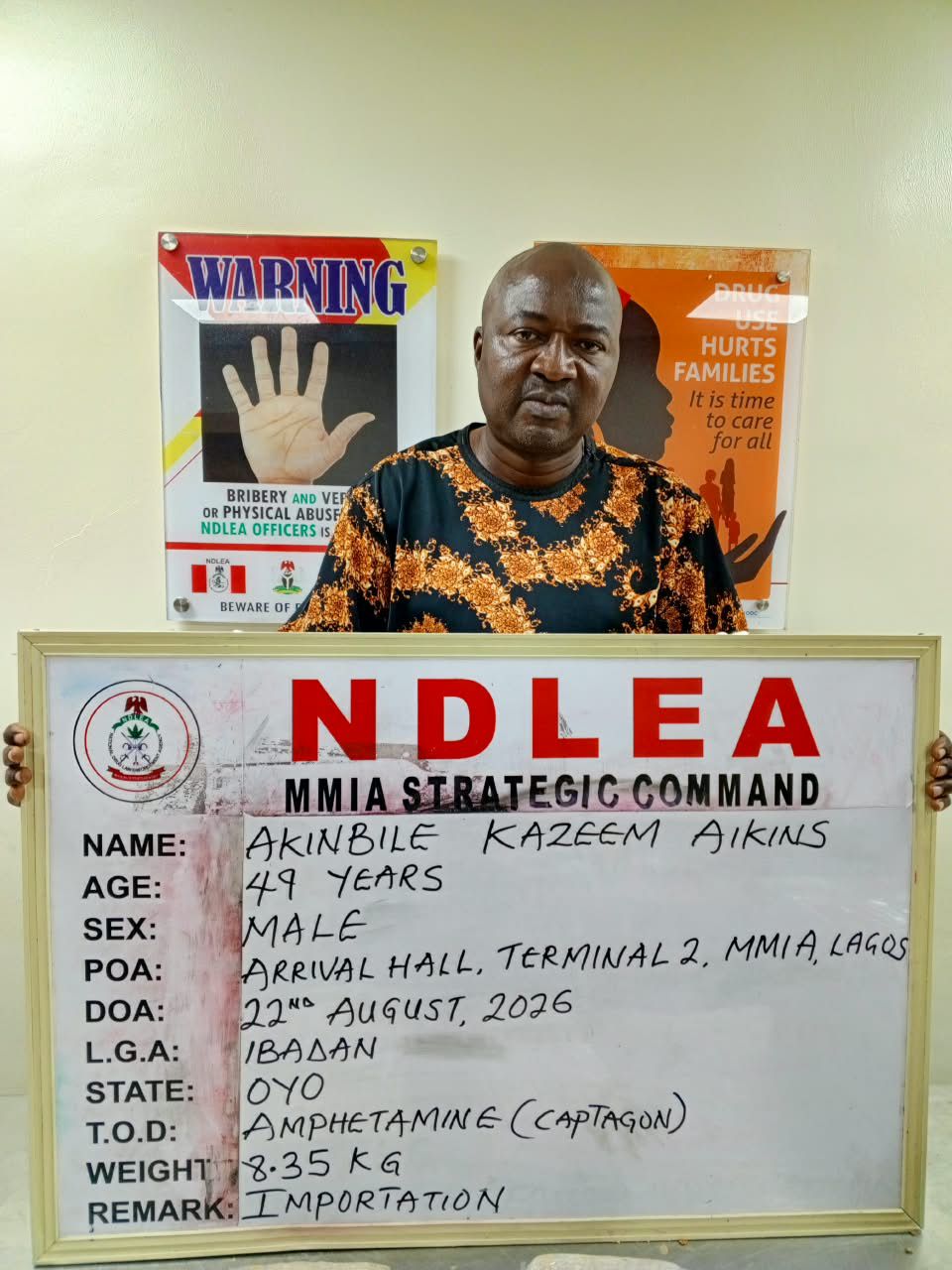 NDLEA Intercepts ‘Jihadi Drug’, Opioids Worth N6.2bn at Lagos Airport