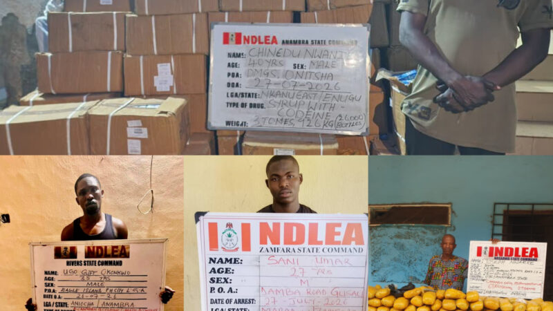 NDLEA Intercepts Cocaine Hidden in Mortar, Backpack Bound for China, Italy