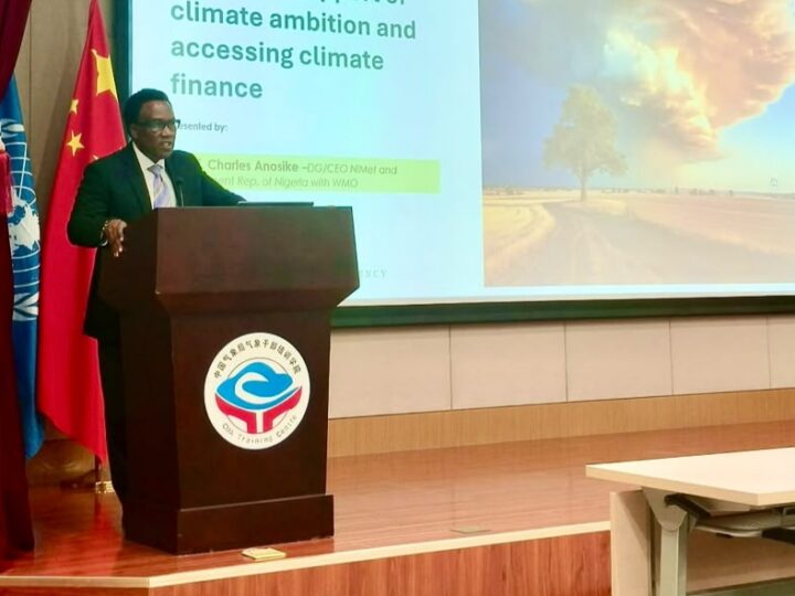 NiMet DG Anosike Joins WMO Climate Finance Dialogue, Senior Officials’ Exchange in China