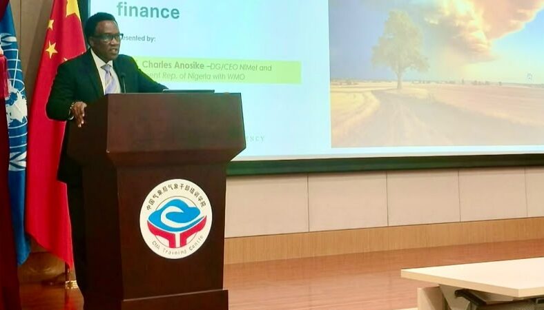 NiMet DG Anosike Joins WMO Climate Finance Dialogue, Senior Officials’ Exchange in China