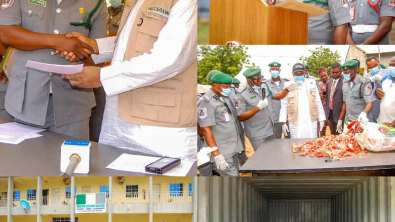 Customs hands over 189,000 seized cartridges to arms control centre