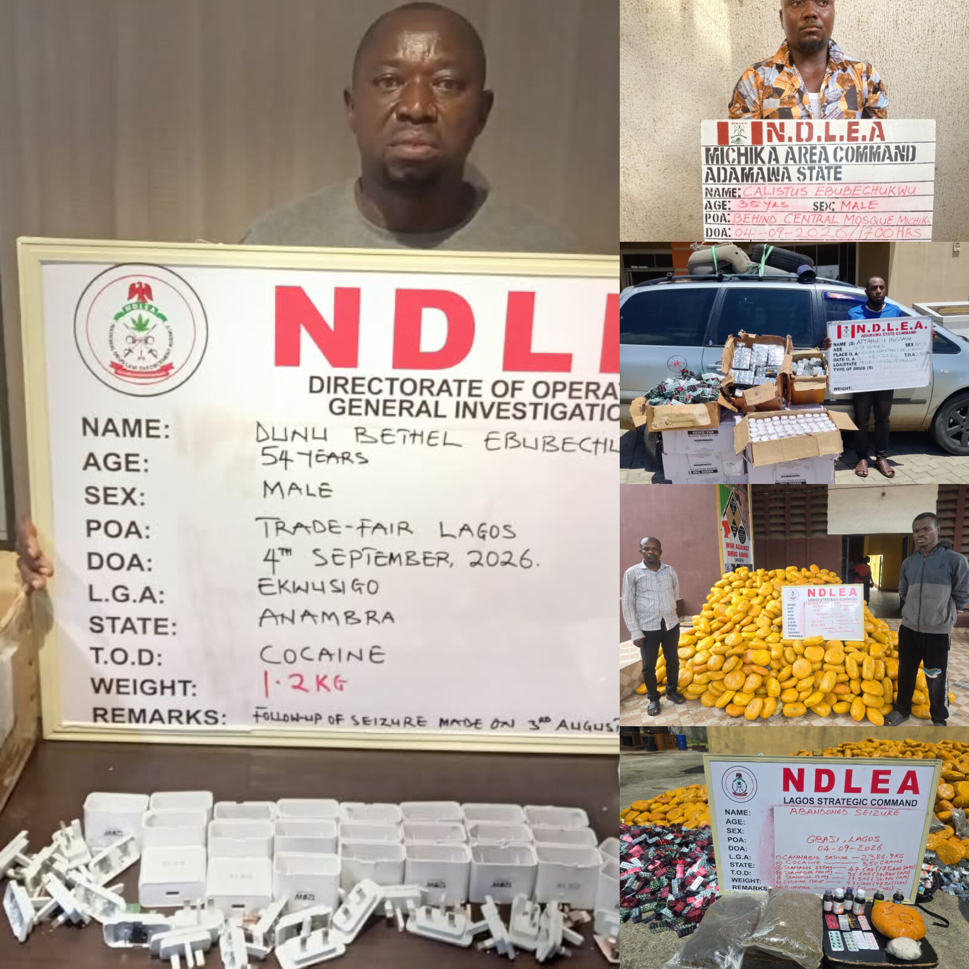 NDLEA arrests convicted cocaine trafficker posing as herbal tea merchant