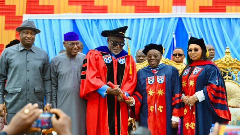 ABUAD Confers Honorary Doctorate on United Nigeria Airlines Chairman, Ooni, Oyebanji Praise Carrier