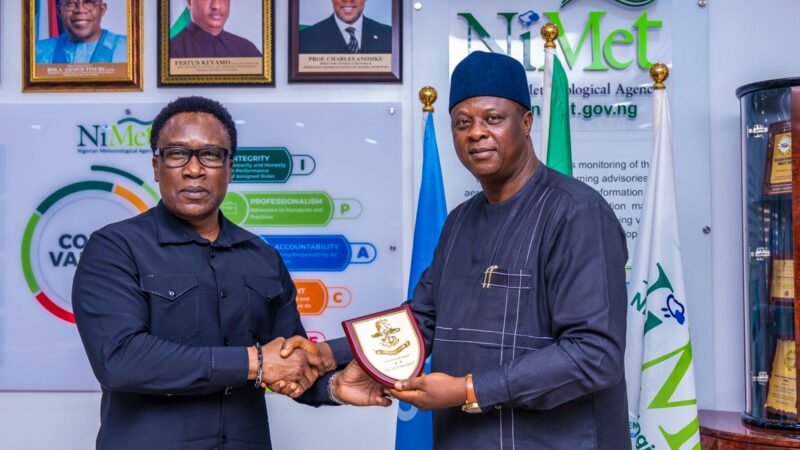 NiMet, Defence Academy Explore Collaboration on Meteorological Training, Research